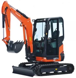 Kubota U27-4 zero-tail-swing minigraver